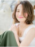 くせ毛風♪ニュアンス前下がりボブa