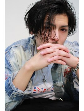 グリーン 渋谷(green) グランジウェットボブ×ナチュラルブラック