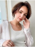 LallYou　錦糸町　韓国レイヤーカットミルクティーブラウン