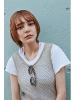 フラミューム たまプラーザ(flammeum)&nbsp;愛されウルフボブ×ライトブラウン【フラミュームたまプラーザ】