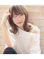 ポルテバイネオリーブ(Porte by neolive)&nbsp;大きめのカールで波巻き【長めボブの外ハネスタイル】