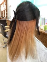 ビューテ(BIEUTE) ペールオレンジインナーカラー