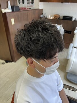 オムヘアー (HOMME HAIR) 【HOMME HAIR 佐藤】 コテパーマ スタイル