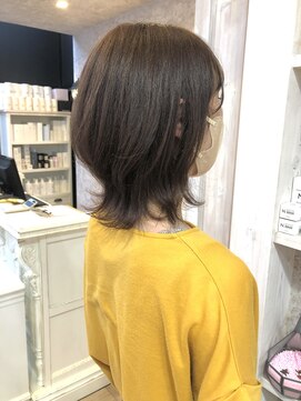 キャアリー(Caary) 福山美容室Caary 大人気イルミナカラー こっくりブラウン