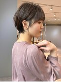 小顔ナチュラルショートボブ/前下がり20代30代40代田中俊成