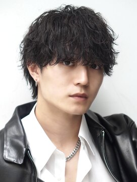 オーシャントーキョー 渋谷神南(OCEAN TOKYO) 人気黒髪波巻きマッシュ