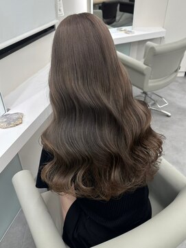 ベレーザ 渋谷(BELEZA) 4996髪質改善アッシュブラックカーキベージュ艶髪ワンホンヘア