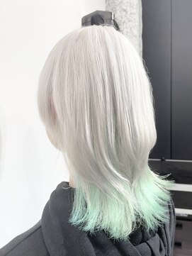 ココ 本八幡(KOKO) #10代20代30代#ケアブリーチ#ホワイトブロンド#ダブルカラー