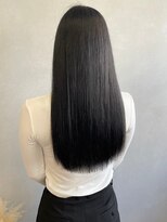 ミュラ(mulah)&nbsp;透明感カラーアッシュブラック＊艶髪ストレート暗髪カラー