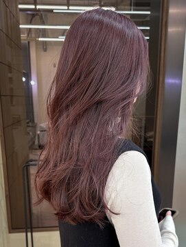 パークレーン アイス イヴェン(park lane ICI yeven) ピンクベージュ ブリーチなしダブルカラー