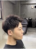 ハイトーンカラー/マッシュパーマ/アースカラー/men's/