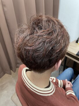 テーラヘアー 取手店(TELA HAIR) ピンク×メンズショート
