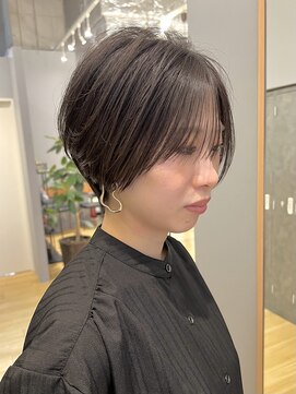 ジアン バイ ミルボン NU茶屋町+(GIEN by milbon) 大人ショート/似合わせ/透明感/艶ショート@田中俊成