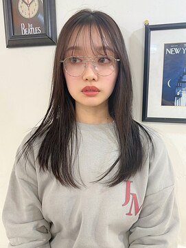 ナービス(NARVIS) シースルーバング×透明感シアーグレージュ