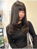 髪質改善ストレート×ハイロングレイヤー