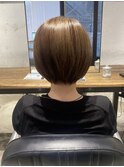 丸みショートボブ