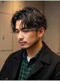 メンズカットパーマ/ニュアンスパーマ/フェザーパーマ[北千住]