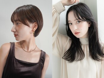 ポケット 渋谷(POCKET)の写真/透明感とツヤを両立。繊細な感性で選定したトリートメントで、うるツヤな髪へ。[渋谷]