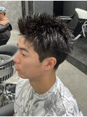 スパイキーショート/黒髪ショート