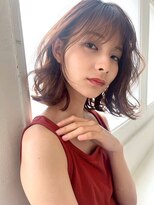 ファムバイアヴァンス(Femme by AVANCE.)&nbsp;デザインカラーラフウェーブ×シースルーバング