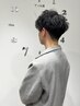【佐原指名】カット＋眉カット＋メンズパーマ￥9,000