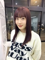 ノートエートル 西金沢(Nought etre)&nbsp;10代/20代/ツヤ髪スタイル/ボルドーカラー/ツヤ髪スタイル