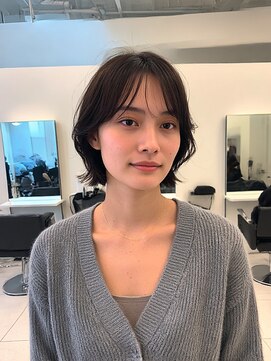 顔まわりカット/レイヤーカット/ショート/ボブ