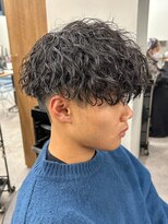 エルマーク 梅田(L-MARK)&nbsp;マッシュ/スパイラル/パーマ/メンズ/ツイスパ/波巻きパーマ