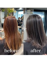 ステラバイケンジ 藤沢(STELLA by KENJE)&nbsp;白髪ぼかし細めハイライト30代40代50代【藤沢　藤沢駅】