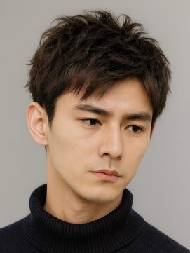 ハレ ヘアサロン(Hale hair salon) Haleニュアンスパーマスパイキーショートバーバーフェザーパーマ