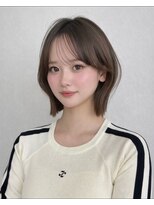 サンド 池袋(sand)&nbsp;くびれボブ/ミディアム/池袋/グレージュ