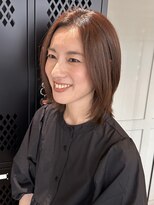 ピエスヘア(PIE'CE HAIR) 【艶髪】 ひし形ボブで骨格補正