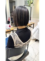リディー(Lidee) 黒髪ハイライトボブ12.20