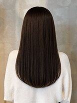 キリ 逗子(kiri)&nbsp;逗子葉山髪質改善ストレートミディアムレイヤーカット暗髪M135