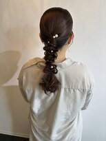 ヘアセット専門サロン by OKINAWA WATABE WEDDING 那覇店&nbsp;編みおろし