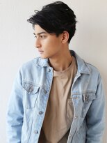セミウエット刈り上げツーブロックショート