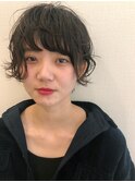 ショートカット  ×   ニュアンスパーマ