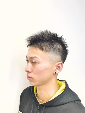 バーバーショップ テト キタヤマ(barber shop tete kitayama) ソフトモヒカンフェードスタイル★★