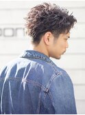 [m]★un le pont★七三分けワイルド就活ヘア横顔アップバング