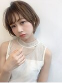 「アフロート鎌倉」大人可愛いひし形丸みショートボブ