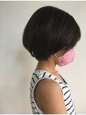 長め前髪のショートスタイル