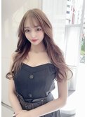 大人気ナチュラルベージュ上品ロングヘア★上條