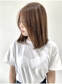 【FOLK】ブリーチなしでも赤みを消しながら明るめのグレージュ♪