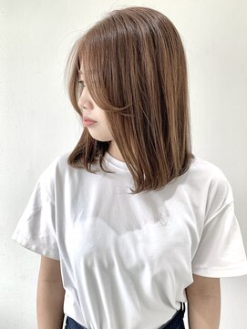 フォーク FOLK 【FOLK】ブリーチなしでも赤みを消しながら明るめのグレージュ♪