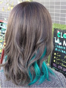 クラウドナイン(CLOUD Nine) モカブラウン×ピーコックグリーン