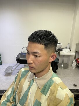 メリケンバーバーショップ フクオカ(MERICAN BARBERSHOP FUK) クロップ