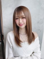 シェリム 栄(CHERIM)&nbsp;ナチュラルストレート#ヘルシースタイル 栄美容院20代30代