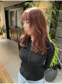 〈顔まわりフワッとスタイル〉