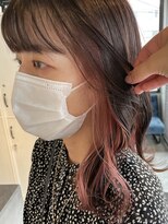 ヘアデザイン ファブロ(hair design FABRO.) インナーピンク♪