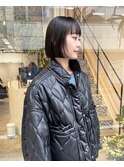 フェイスレイヤーボブ×ブラック